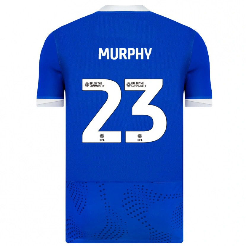 Danxen Criança Camisola Josh Murphy #23 Azul Branco Principal 2025/26 Camisa