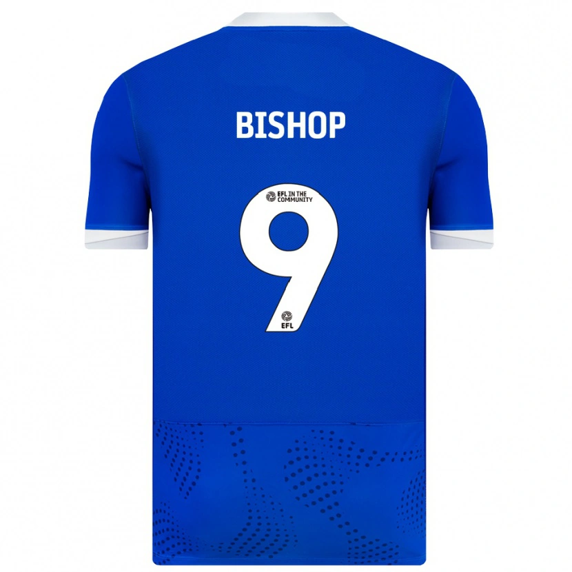 Danxen Criança Camisola Colby Bishop #9 Azul Branco Principal 2025/26 Camisa