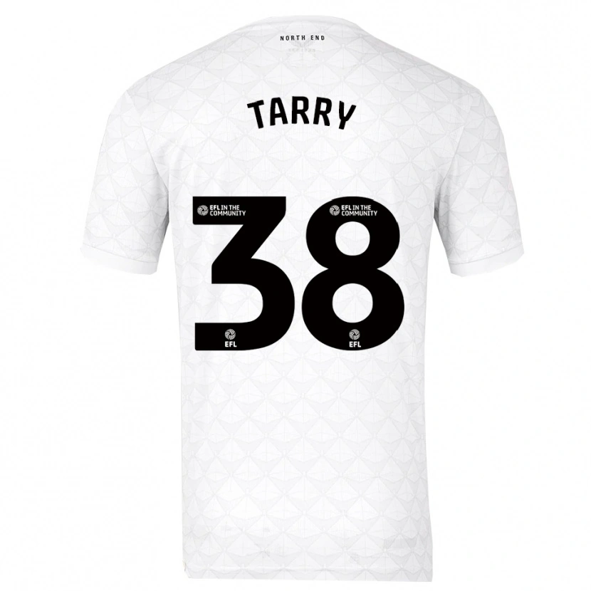 Danxen Criança Camisola Troy Tarry #38 Branco Vermelho Principal 2025/26 Camisa