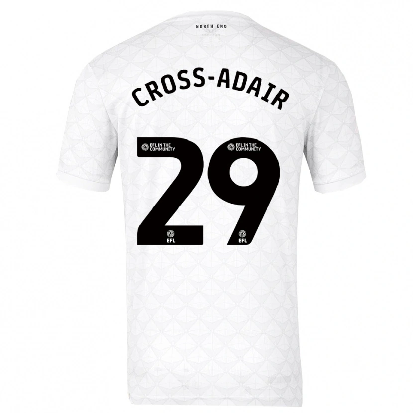 Danxen Criança Camisola Finlay Cross-Adair #29 Branco Vermelho Principal 2025/26 Camisa