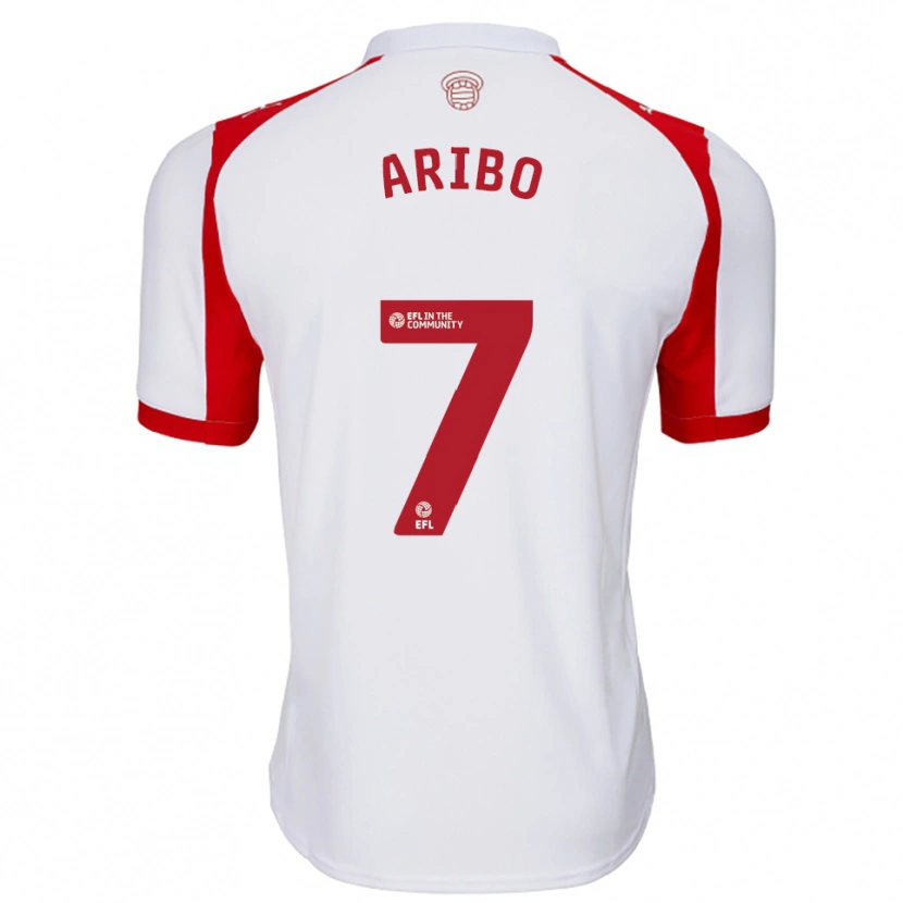 Danxen Criança Camisola Joe Aribo #7 Branco Vermelho Principal 2025/26 Camisa
