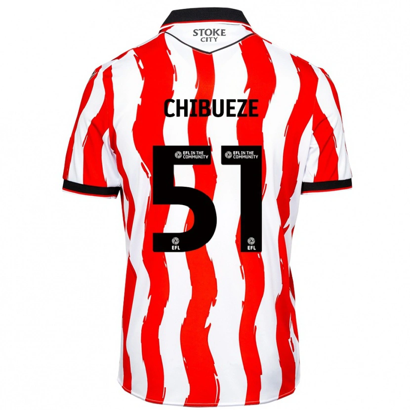 Danxen Criança Camisola Chinonso Chibueze #51 Branco Vermelho Principal 2025/26 Camisa