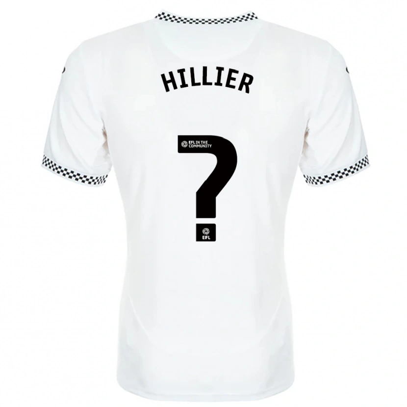 Danxen Criança Camisola Rohan Hillier #0 Branco Laranja Principal 2025/26 Camisa