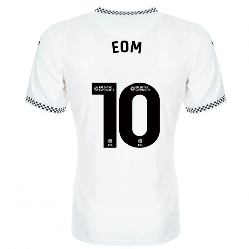 Danxen Criança Camisola Ji-Sung Eom #10 Branco Laranja Principal 2025/26 Camisa