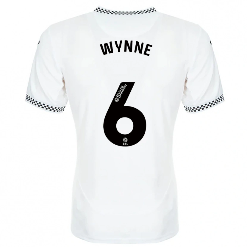 Danxen Criança Camisola Sammy Wynne #6 Branco Laranja Principal 2025/26 Camisa