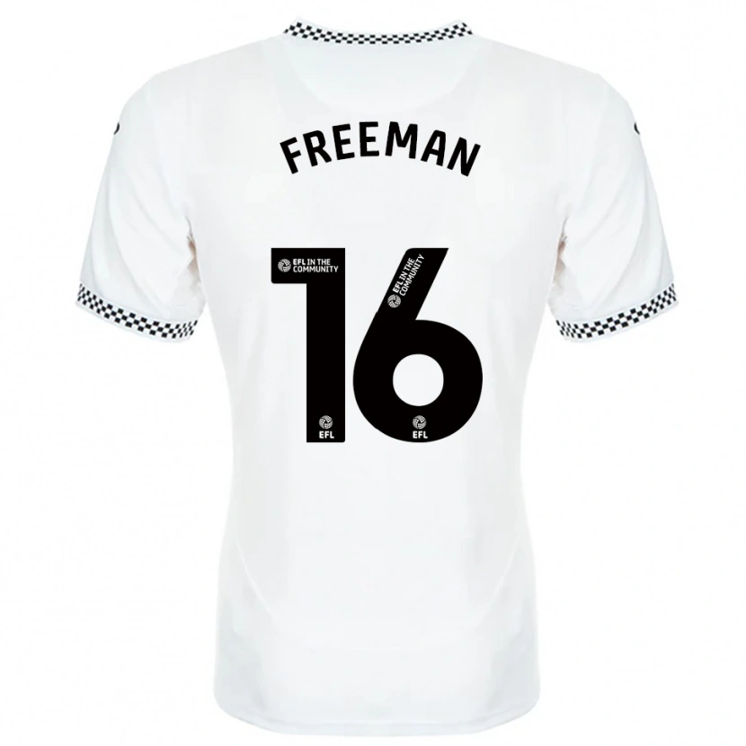Danxen Criança Camisola Emily Freeman #16 Branco Laranja Principal 2025/26 Camisa