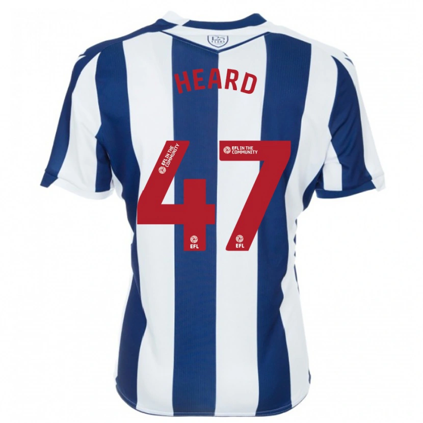 Danxen Criança Camisola Fenton Heard #47 Azul Marinho Branco Principal 2025/26 Camisa