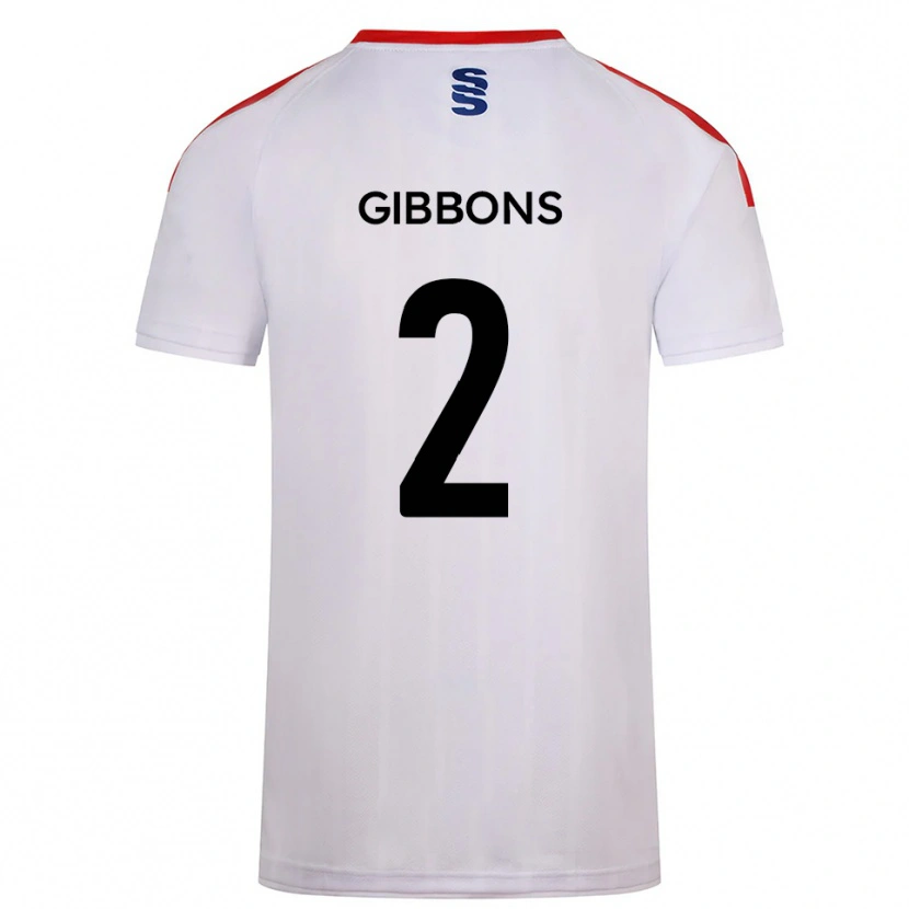 Danxen Criança Camisola Sam Gibbons #2 Branco Azul Marinho Principal 2025/26 Camisa