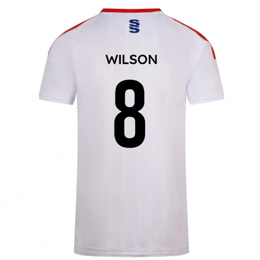 Danxen Criança Camisola George Wilson #8 Branco Azul Marinho Principal 2025/26 Camisa