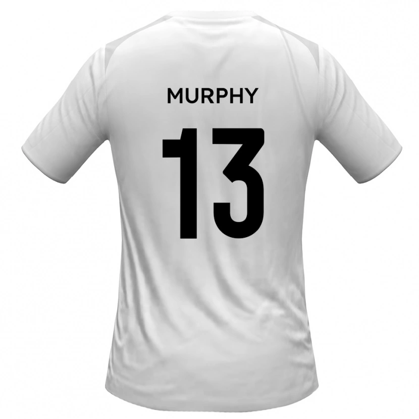 Danxen Criança Camisola Jude Murphy #13 Branco Cinza Principal 2025/26 Camisa