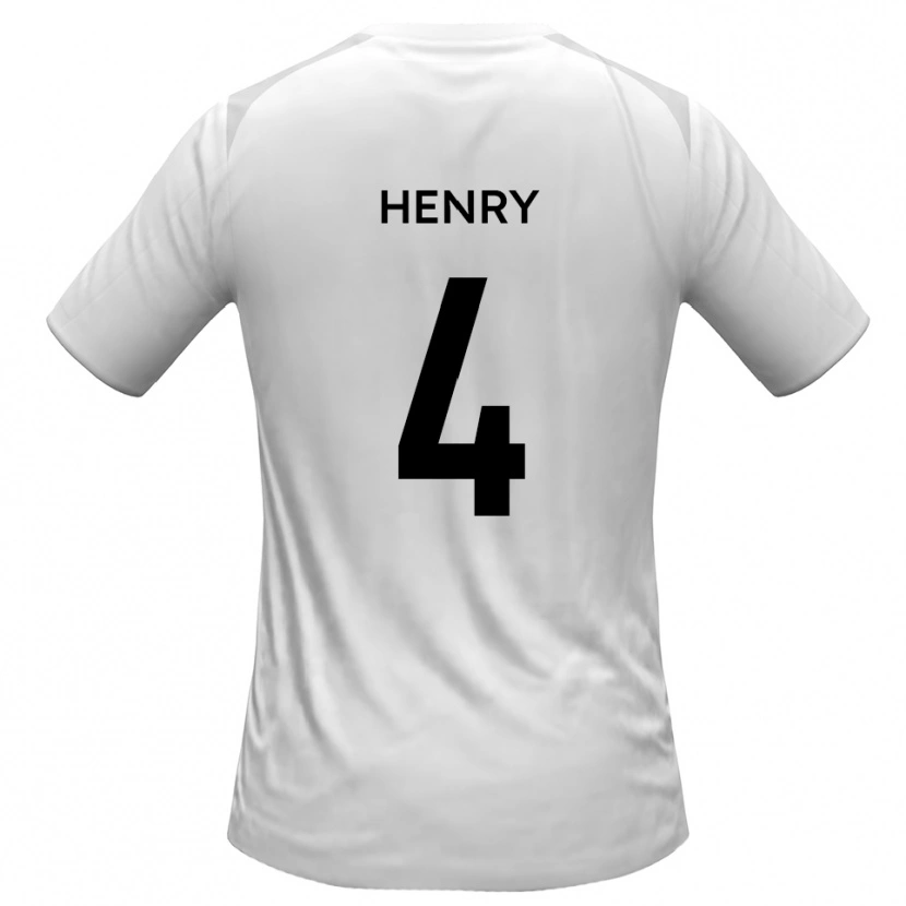 Danxen Criança Camisola Aaron Henry #4 Branco Cinza Principal 2025/26 Camisa