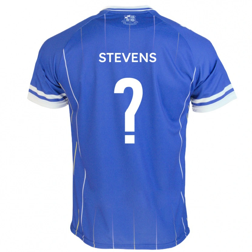 Danxen Criança Camisola James Stevens #0 Azul Real Principal 2025/26 Camisa