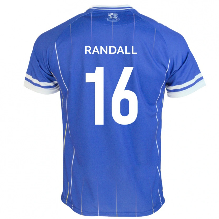 Danxen Criança Camisola Will Randall #16 Azul Real Principal 2025/26 Camisa