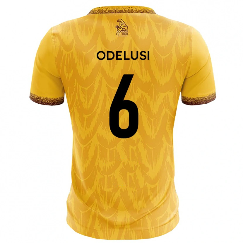 Danxen Criança Camisola Siju Odelusi #6 Amarelo Marrom Principal 2025/26 Camisa