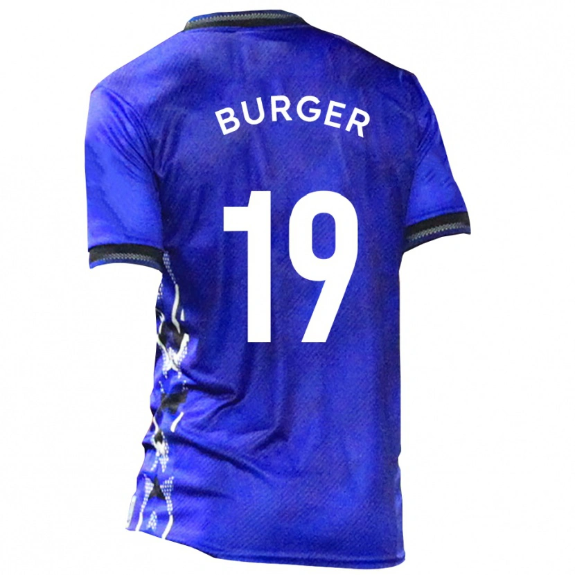 Danxen Criança Camisola Jake Burger #19 Azul Branco Principal 2025/26 Camisa