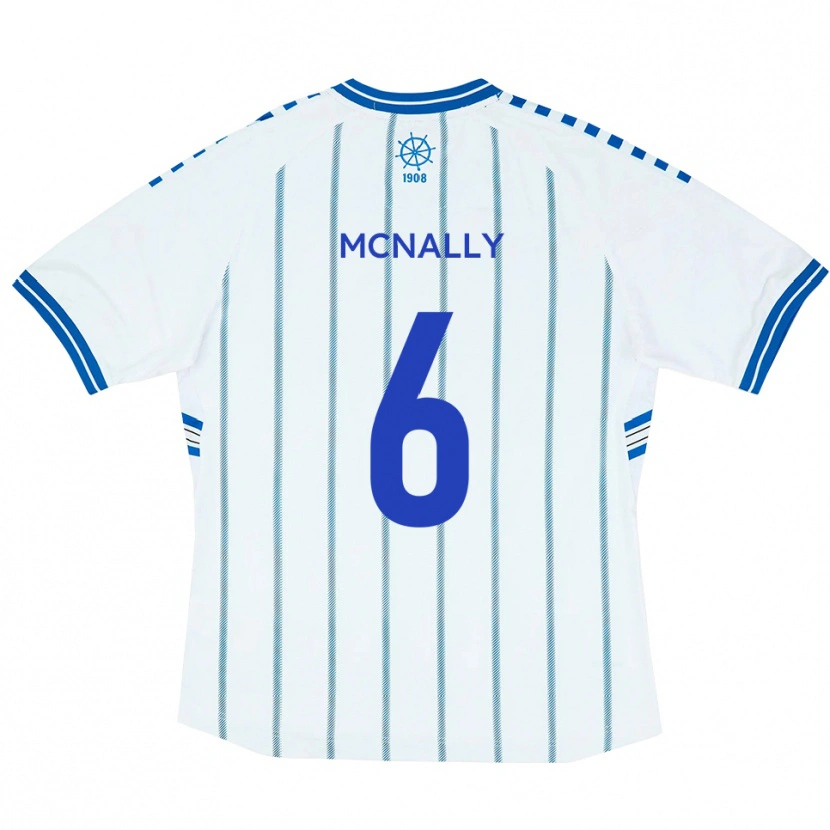 Danxen Criança Camisola Reiss Mcnally #6 Branco Azul Principal 2025/26 Camisa