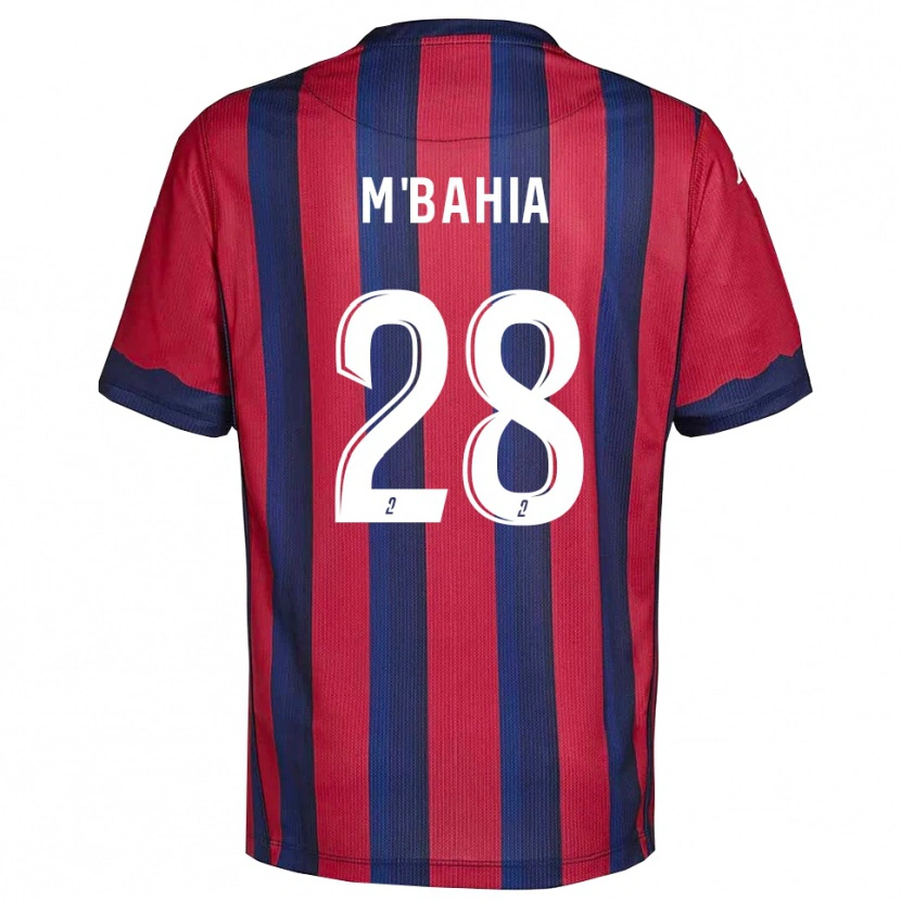 Danxen Criança Camisola Ivan M'bahia #28 Vinho Azul Marinho Principal 2025/26 Camisa