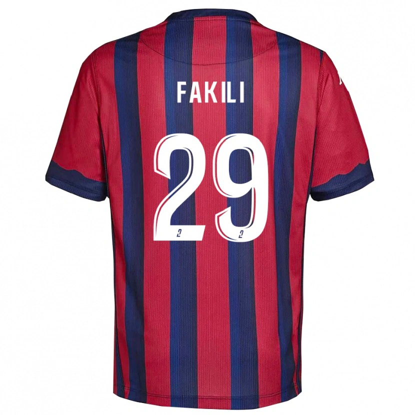 Danxen Criança Camisola Ilhan Fakili #29 Vinho Azul Marinho Principal 2025/26 Camisa