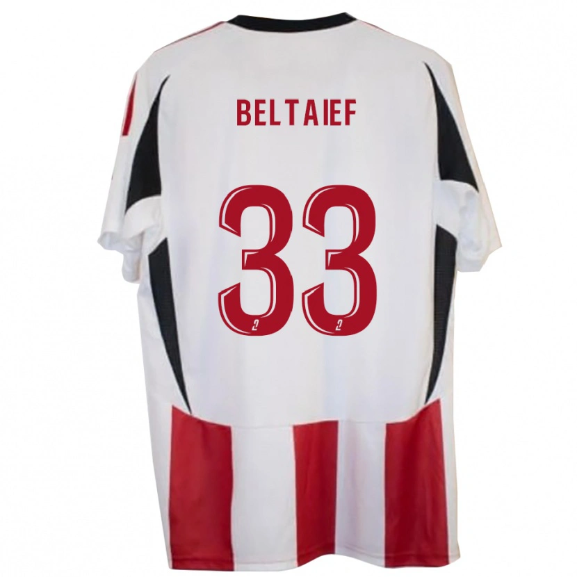 Danxen Criança Camisola Zyed Beltaief #33 Vermelho Azul Principal 2025/26 Camisa