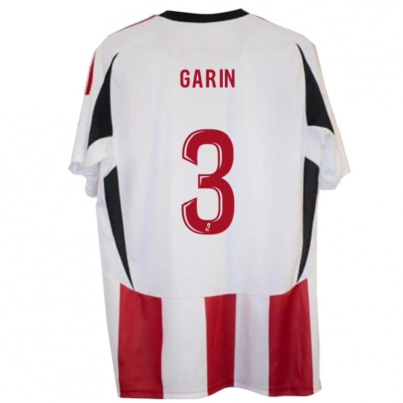 Danxen Criança Camisola Gabriel Garin #3 Vermelho Azul Principal 2025/26 Camisa