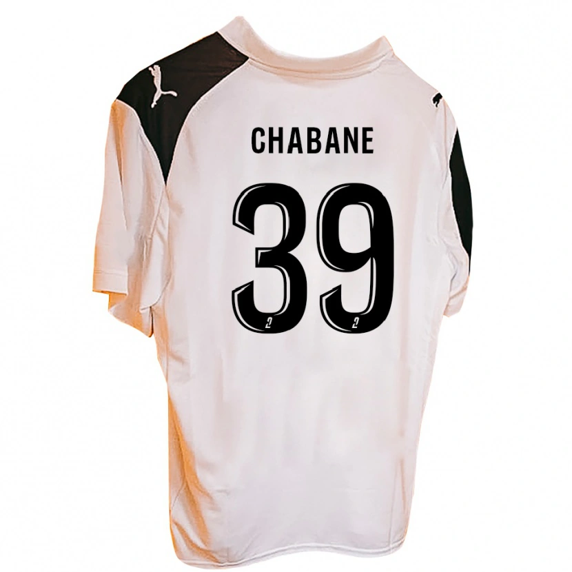 Danxen Criança Camisola Amine Chabane #39 Preto Branco Principal 2025/26 Camisa
