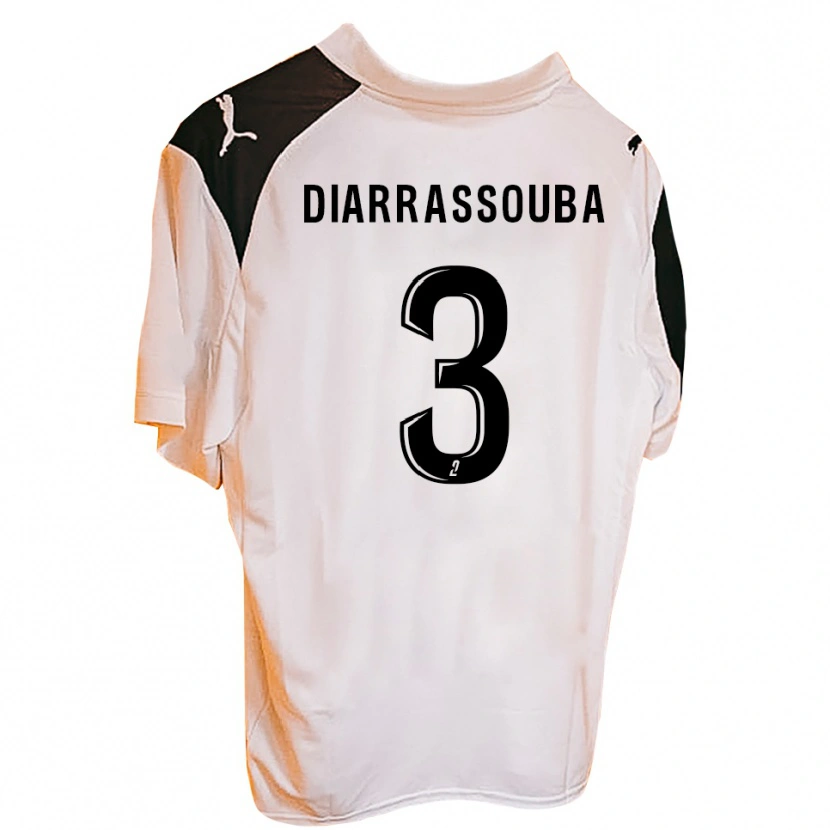 Danxen Criança Camisola Corneille Diarrassouba #3 Preto Branco Principal 2025/26 Camisa