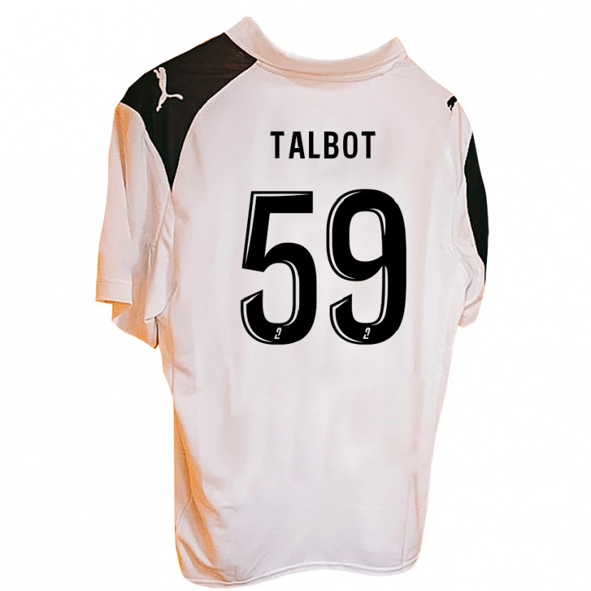 Danxen Criança Camisola Nathan Talbot #59 Preto Branco Principal 2025/26 Camisa