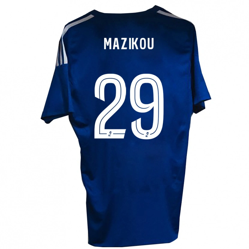 Danxen Criança Camisola Steevy Mazikou #29 Azul Branco Principal 2025/26 Camisa