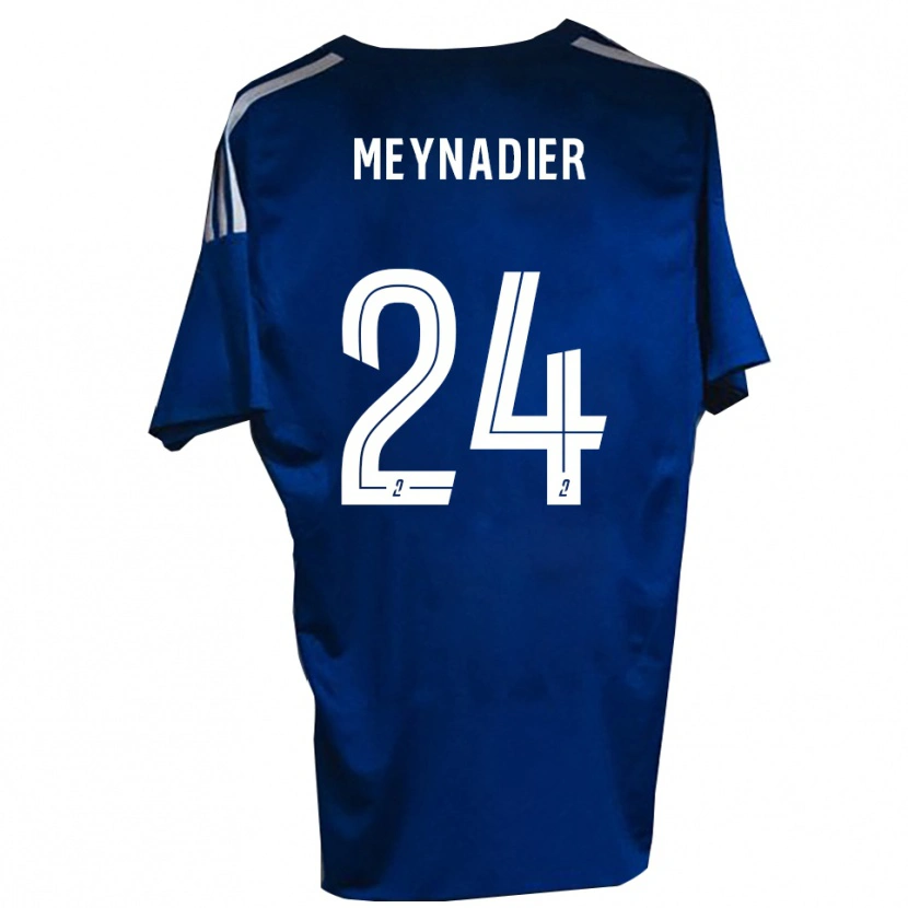 Danxen Criança Camisola Tom Meynadier #24 Azul Branco Principal 2025/26 Camisa