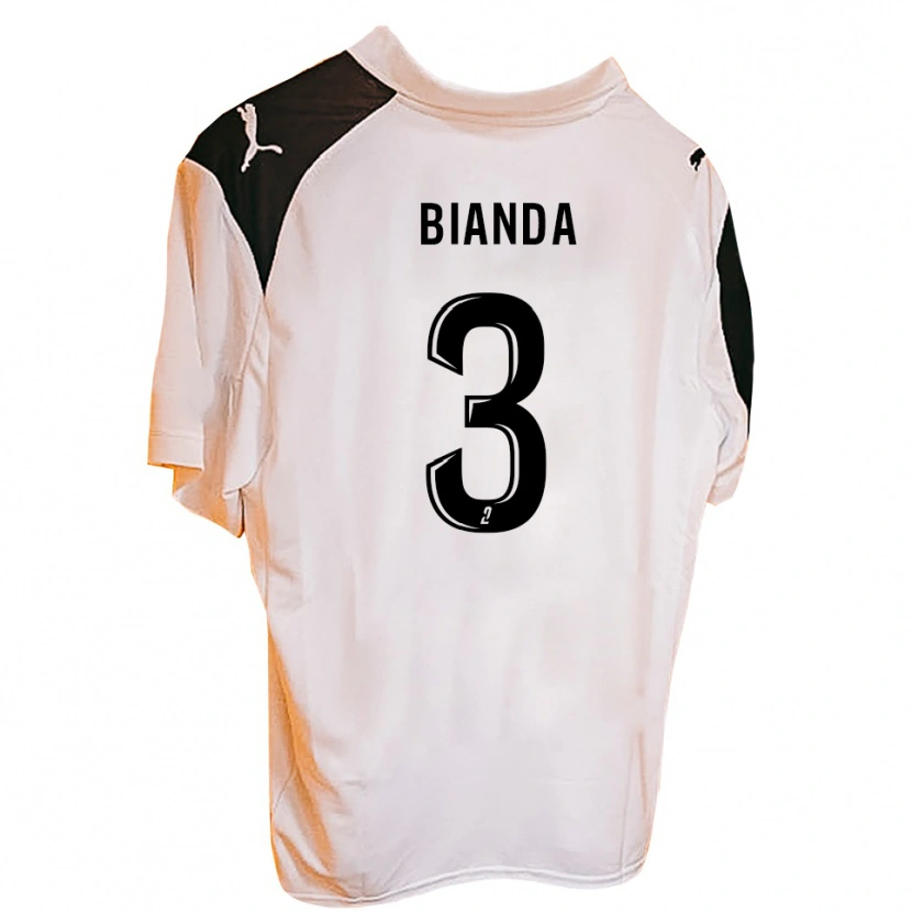 Danxen Criança Camisola William Bianda #3 Laranja Preto Principal 2025/26 Camisa