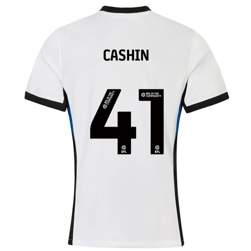 Danxen Criança Camisola Eiran Cashin #41 Branco Azul Alternativa 2025/26 Camisa