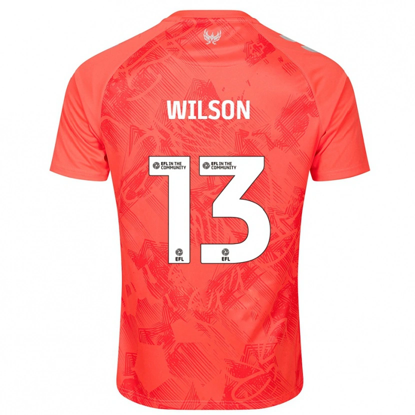 Danxen Criança Camisola Ben Wilson #13 Laranja Branco Alternativa 2025/26 Camisa