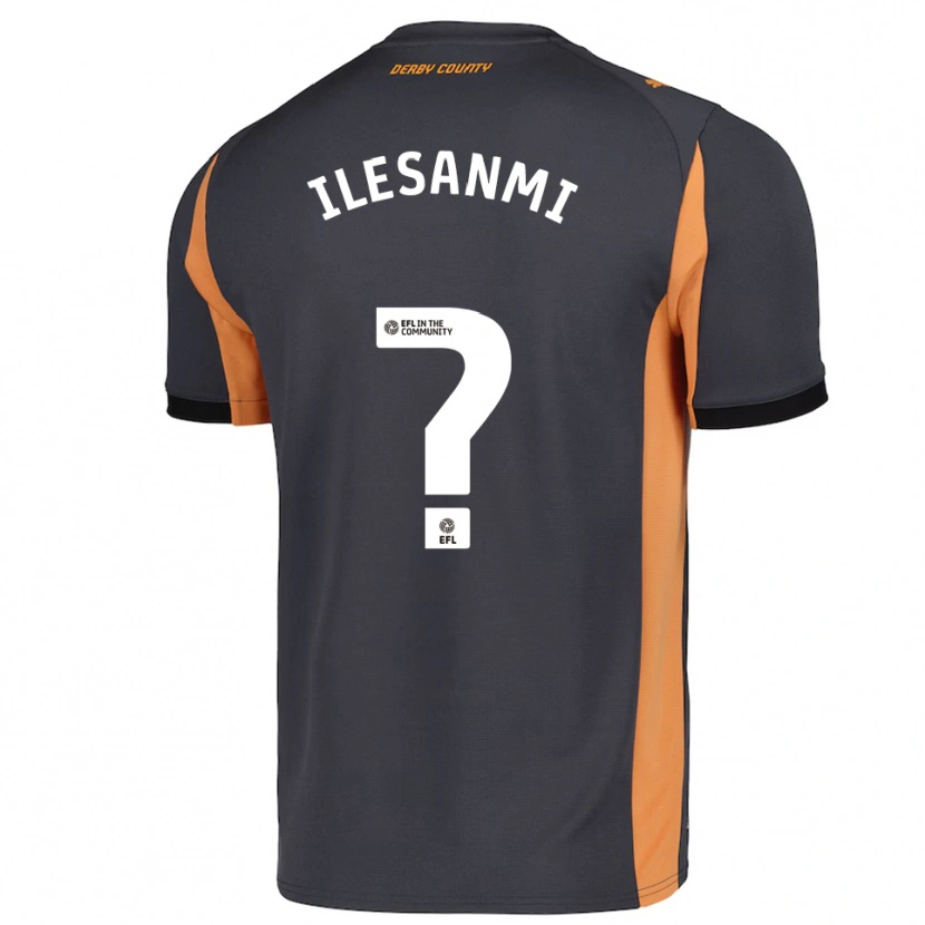 Danxen Criança Camisola Emmanuel Ilesanmi #0 Cinza Laranja Preto Alternativa 2025/26 Camisa