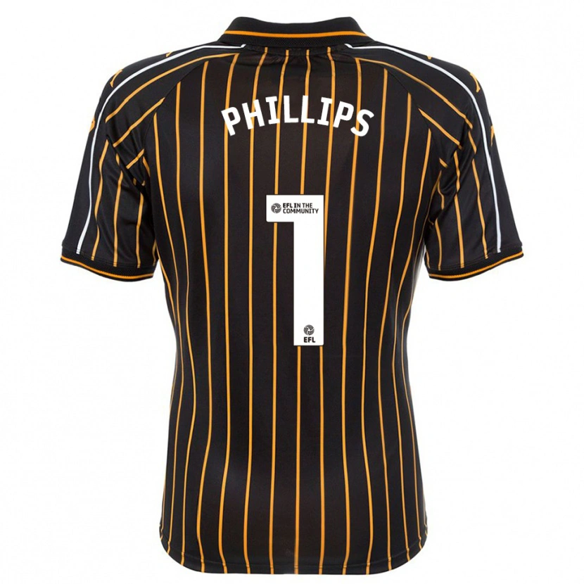 Danxen Criança Camisola Dillon Phillips #1 Branco Preto Alternativa 2025/26 Camisa