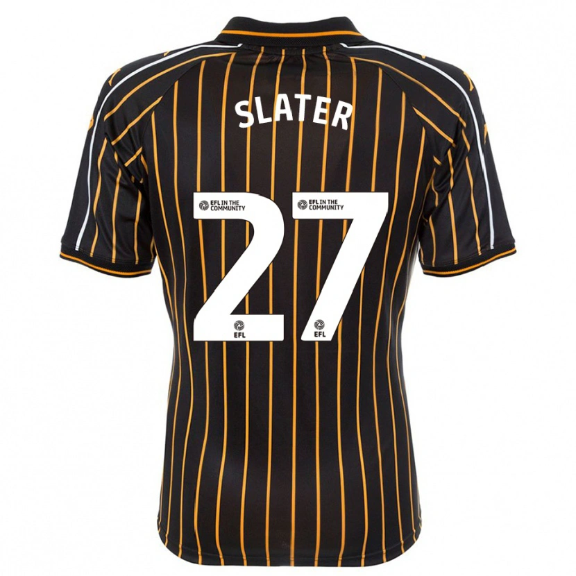 Danxen Criança Camisola Regan Slater #27 Branco Preto Alternativa 2025/26 Camisa
