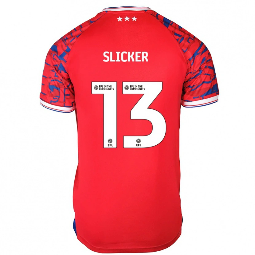 Danxen Criança Camisola Cieran Slicker #13 Vermelho Azul Alternativa 2025/26 Camisa