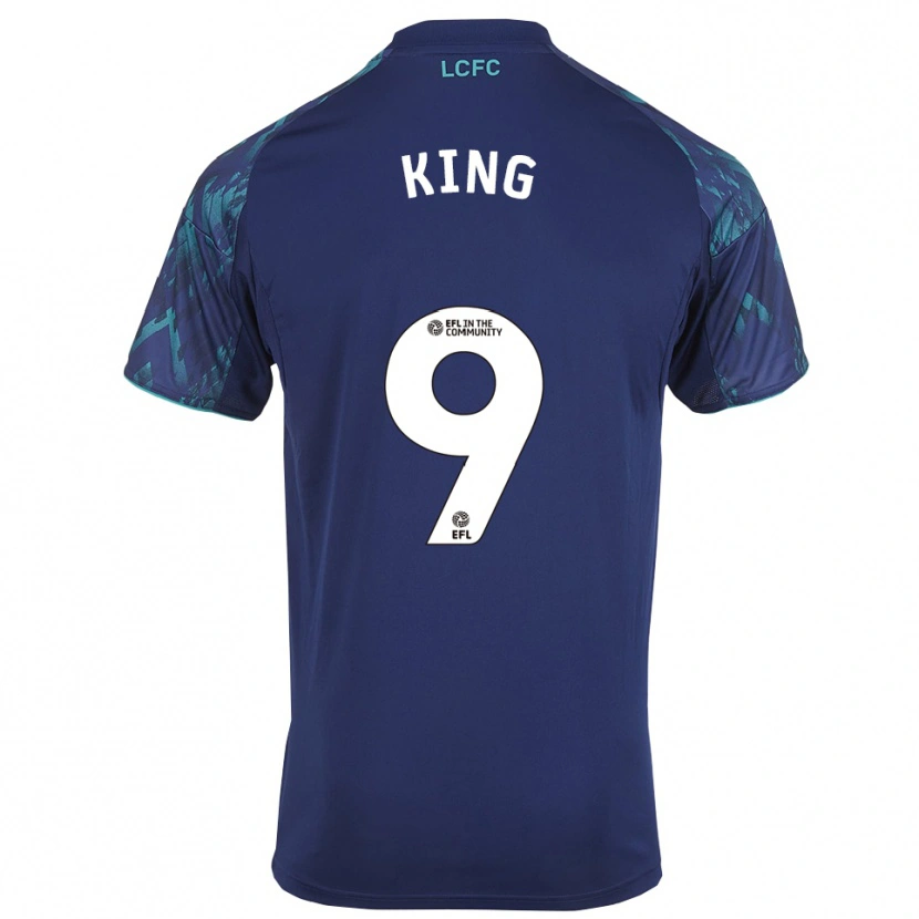 Danxen Criança Camisola Josh King #9 Azul Marinho Verde Branco Alternativa 2025/26 Camisa