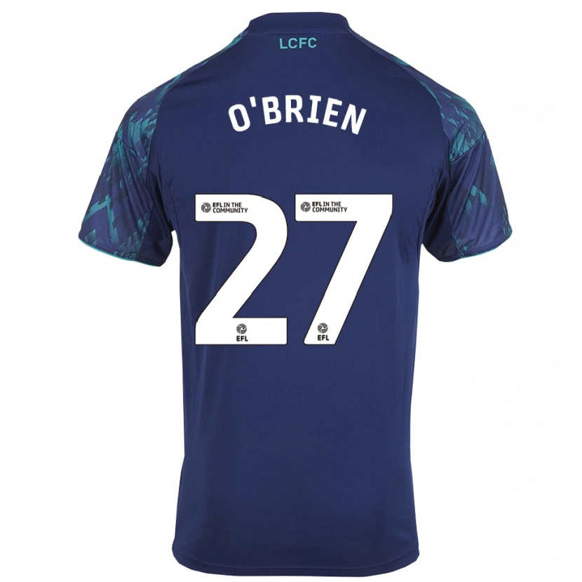 Danxen Criança Camisola Shannon O'brien #27 Azul Marinho Verde Branco Alternativa 2025/26 Camisa