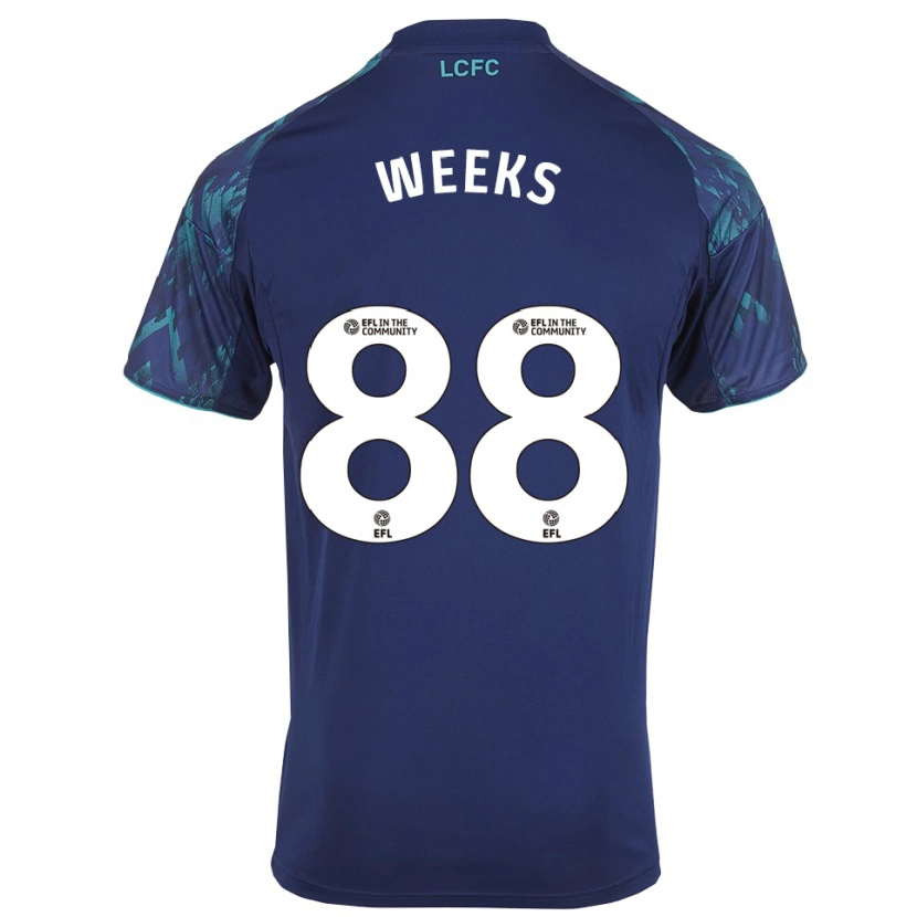 Danxen Criança Camisola Tyler Weeks #88 Azul Marinho Verde Branco Alternativa 2025/26 Camisa