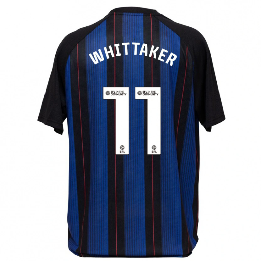 Danxen Criança Camisola Morgan Whittaker #11 Azul Preto Alternativa 2025/26 Camisa
