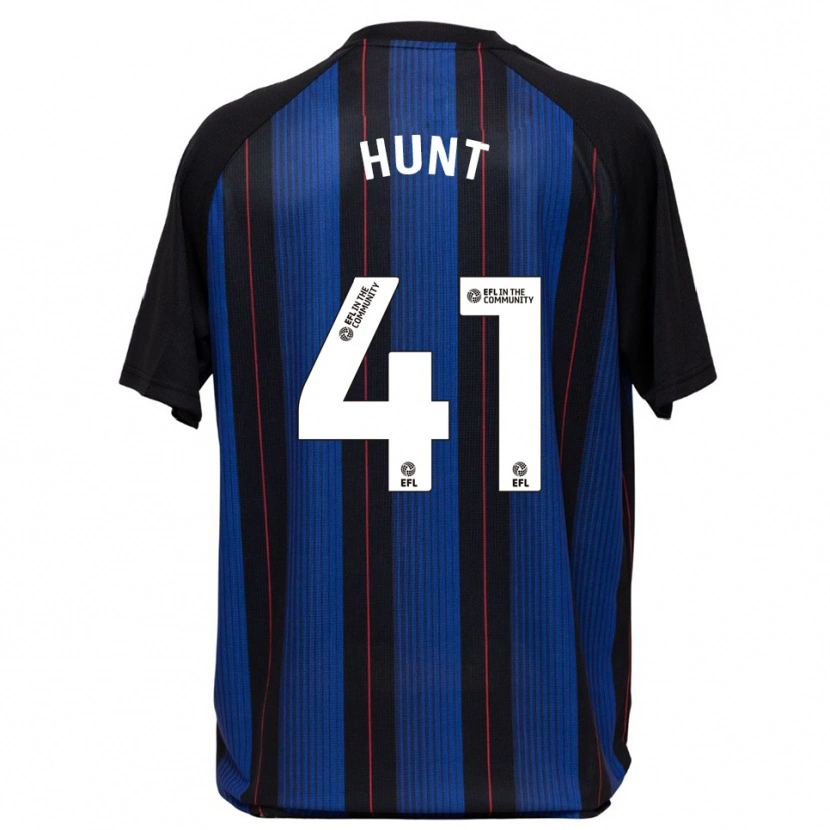 Danxen Criança Camisola Harley Hunt #41 Azul Preto Alternativa 2025/26 Camisa