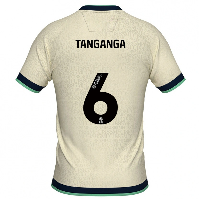 Danxen Criança Camisola Japhet Tanganga #6 Champagne Azul Marinho Alternativa 2025/26 Camisa