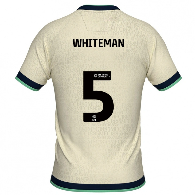 Danxen Criança Camisola Harvey Whiteman #5 Champagne Azul Marinho Alternativa 2025/26 Camisa