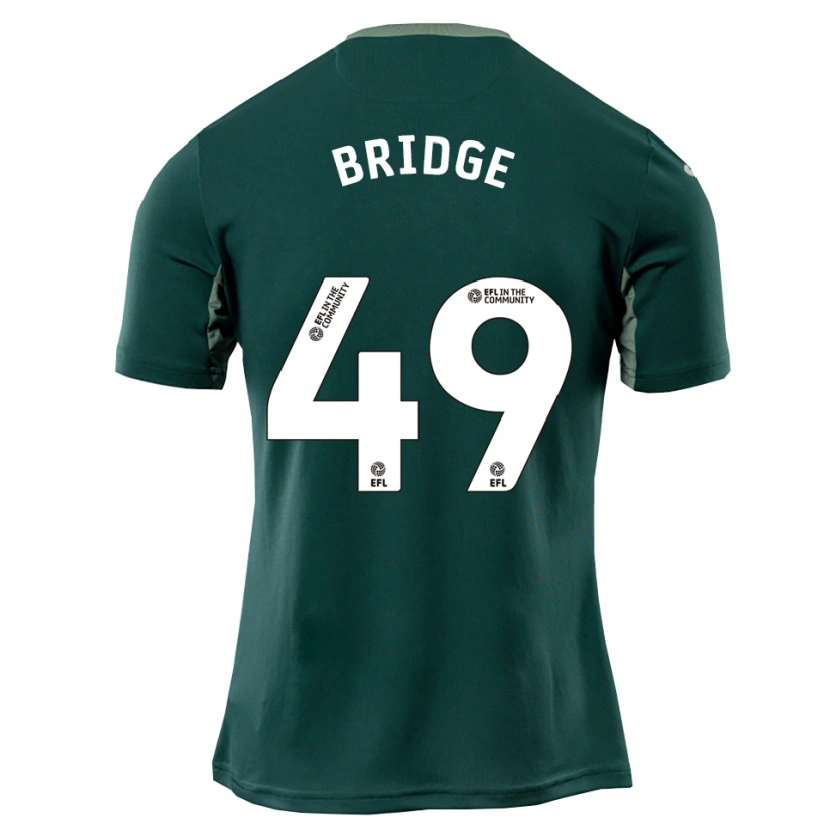 Danxen Criança Camisola Aj Bridge #49 Verde Branco Roxo Alternativa 2025/26 Camisa