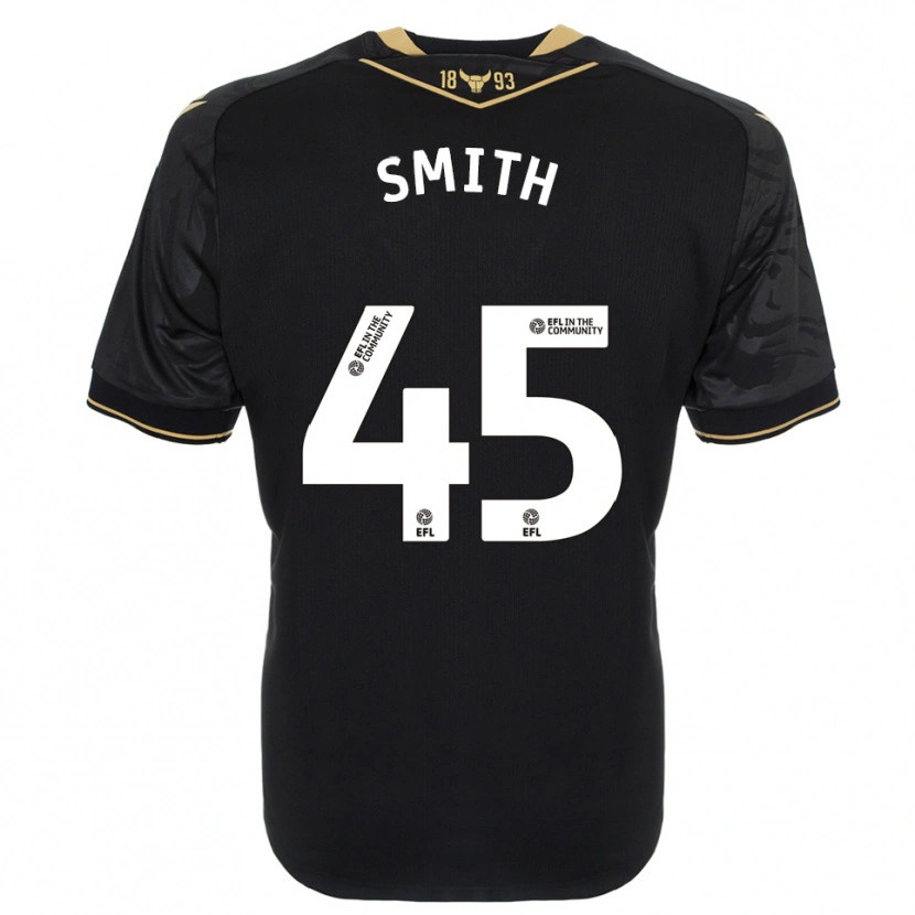 Danxen Criança Camisola Max Smith #45 Preto Dourado Alternativa 2025/26 Camisa