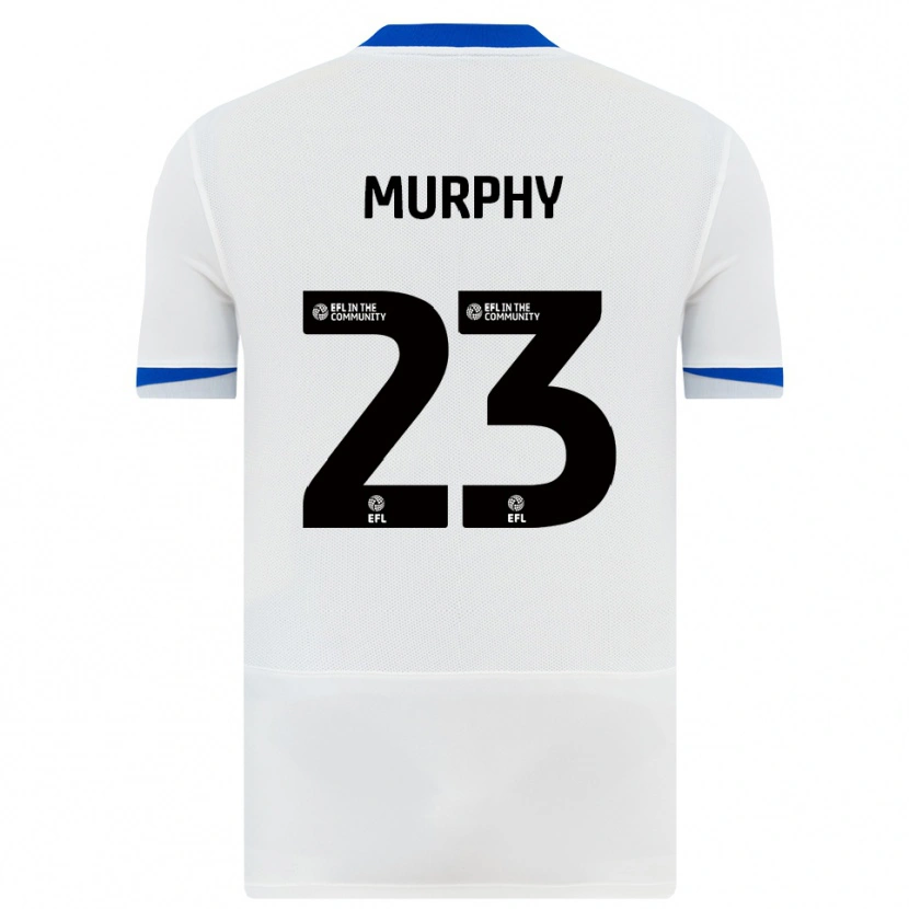 Danxen Criança Camisola Josh Murphy #23 Branco Preto Alternativa 2025/26 Camisa