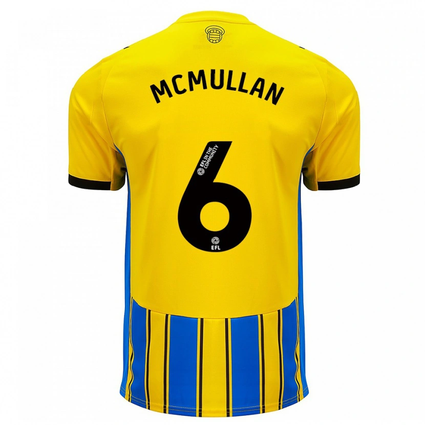 Danxen Criança Camisola Korban Mcmullan #6 Azul Amarelo Alternativa 2025/26 Camisa