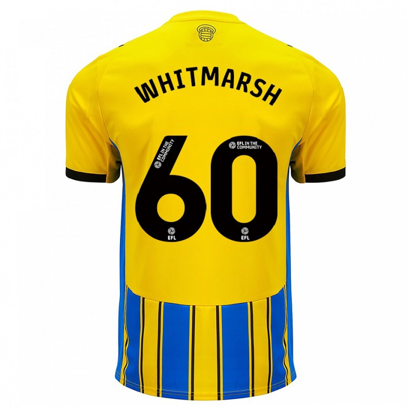 Danxen Criança Camisola Joe O'brien-Whitmarsh #60 Azul Amarelo Alternativa 2025/26 Camisa