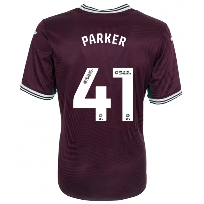 Danxen Criança Camisola Sam Parker #41 Ferrugem Vermelho Branco Alternativa 2025/26 Camisa