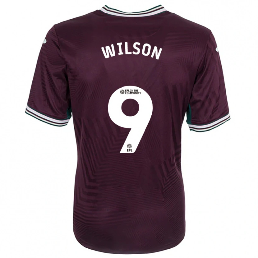 Danxen Criança Camisola Kyrell Wilson #9 Ferrugem Vermelho Branco Alternativa 2025/26 Camisa